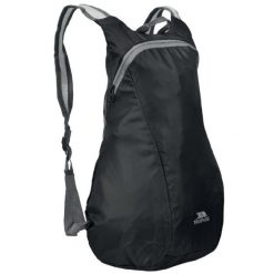 Plecak Reverse Packaway 15L. Czarne plecaki damskie Trespass, bez wzorów, z materiału. Za 54.99 zł.
