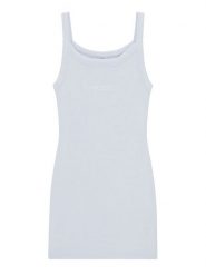 Guess Sukienka letnia J6GK28 K8RT2 Fioletowy jasny Slim Fit. Fioletowe sukienki dziewczęce Guess, na lato, z aplikacjami, z wiskozy, bez ramiączek. Za 194.99 zł.