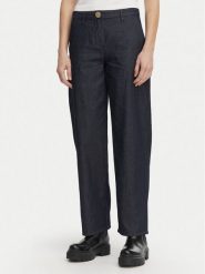 Armani Exchange Spodnie materiałowe XW002257 AF21337 MB001 Granatowy Relaxed Fit. Niebieskie spodnie materiałowe damskie Armani Exchange, bez wzorów, z bawełny. Za 639.99 zł.