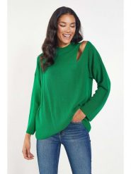 LA Angels Bluza w kolorze zielonym rozmiar: M. Zielone bluzy bez kaptura damskie LA Angels, m, z wełny. Za 100.99 zł.