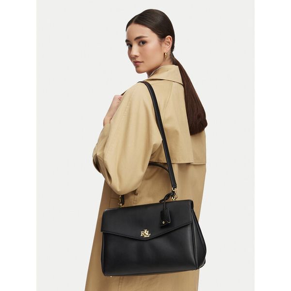 Torebka LAUREN RALPH LAUREN. Czarne torebki klasyczne damskie Lauren Ralph Lauren, bez wzorów, bez dodatków. Za 2,199.00 zł.