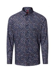 Finshley & Harding koszula biznesowa Mężczyźni Slim Fit Bawełna niebieski, 40. Niebieskie koszule męskie Finshley & Harding, m, bez wzorów, z bawełny, bez kołnierzyka, bez ramiączek. Za 169.95 zł.