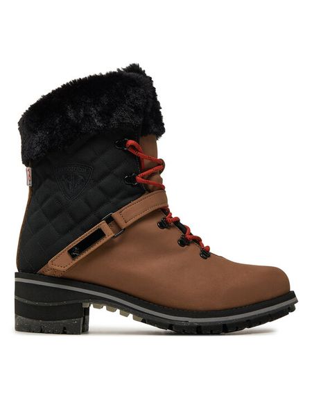 Rossignol Trzewiki 1907 Megeve Nabuk 2.0 RNNW040 Czarny. Czarne botki damskie Rossignol, z nubiku, bez obcasa, na płaskiej podeszwie, bez zapięcia. Za 1,139.00 zł.