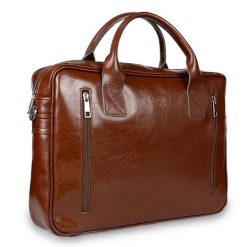 Torba skórzana Pavone Nero Sorrento 2348 brązowa. Brązowe torby na laptopa damskie Pavone Nero, bez wzorów, ze skóry. Za 719.99 zł.