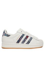 Adidas Sneakersy LA1298 Biały. Białe buty sportowe dziewczęce Adidas, bez wzorów, ze skóry, bez zapięcia. Za 439.99 zł.