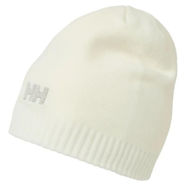 Czapka zimowa dla dorosłych Helly Hansen BRAND BEANIE. Białe czapki męskie Helly Hansen, na zimę, bez wzorów, z dżerseju, eleganckie. Za 107.05 zł.
