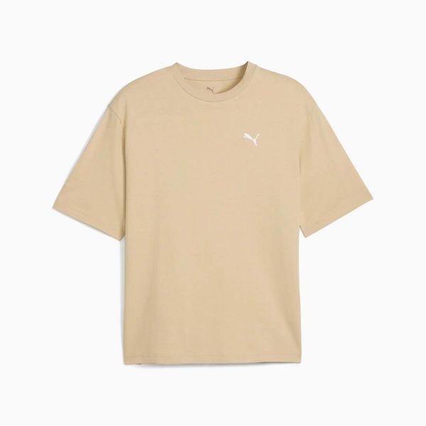 Koszulka sportowa męska Puma WARDROBE ESS BOXY 62964583. Brązowe t-shirty sportowe męskie Puma, l, z bawełny, bez ramiączek. Za 111.90 zł.