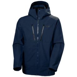 Długa kurtka narciarska Helly Hansen Alpha. Niebieskie kurtki narciarskie i snowboardowe damskie Helly Hansen, l, bez wzorów, z dzianiny, bez kaptura, narciarskie. Za 2,222.50 zł.
