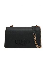Liu Jo Torebka AA6056 ES029 Czarny. Czarne torebki wieczorowe Liu Jo, bez wzorów, ze skóry, wizytowe, bez kołnierzyka, bez ramiączek. Za 599.99 zł.