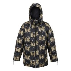 Kurtka Damska Christian Lacroix Gallican Messangers Print Baffled Padded Jacket. Czarne kurtki damskie Regatta, m, bez wzorów, z puchu, bez kaptura. Za 310.99 zł.