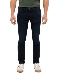 Męskie Spodnie jeansowe Mustang Style Oregon Slim Denim Blue 1017222 5000 802. Niebieskie spodnie materiałowe męskie Mustang, bez wzorów, z denimu. Za 219.99 zł.
