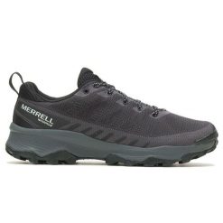 Buty trekkingowe męskie Merrell Speed Eco Wp. Czarne buty trekkingowe męskie MERRELL, na zimę, z materiału, bez zapięcia. Za 648.00 zł.