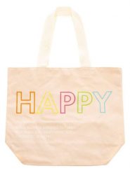 Zwillingsherz Shopper bag "Happy" w kolorze beżowym - 36 x 46 cm rozmiar: onesize. Brązowe shopper bag damskie Zwillingsherz, bez wzorów, z materiału, na ramię, bez dodatków. Za 60.99 zł.