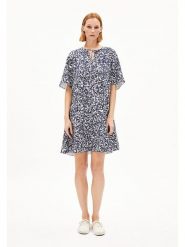 Armedangels Sukienka "Maaerha" w kolorze granatowo-białym rozmiar: M. Niebieskie sukienki damskie ARMEDANGELS, m, bez wzorów, bez kołnierzyka, bez ramiączek, mini. Za 252.71 zł.