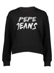 Pepe Jeans Sweter w kolorze czarnym rozmiar: L. Czarne swetry klasyczne damskie Pepe Jeans, l, z bawełny, bez kołnierzyka. Za 148.26 zł.