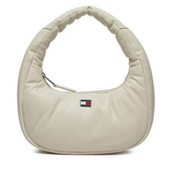 Torebka Tommy Jeans. Brązowe torebki klasyczne damskie Tommy Jeans, bez wzorów, z jeansu, bez dodatków. Za 229.99 zł.