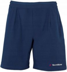 Spodenki tenisowe męskie Tecnifibre Team Short. Niebieskie szorty męskie TECNIFIBRE, bez wzorów, z materiału. Za 119.00 zł.