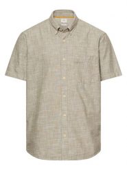 Camel Active Koszula - Regular fit - w kolorze khaki rozmiar: XXL. Brązowe koszule męskie Camel Active, xxl, bez wzorów, z bawełny, bez kołnierzyka, bez ramiączek. Za 127.05 zł.