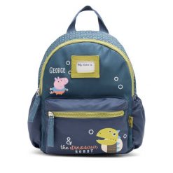 Plecak Peppa Pig. Niebieskie plecaki damskie peppa pig, bez wzorów. Za 69.99 zł.