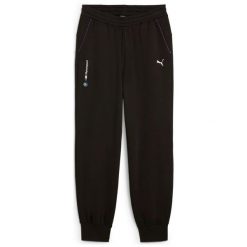 Spodnie do biegania Puma BMW MMS Essentials+ Fleece. Czarne spodnie sportowe męskie Puma, z polaru. Za 390.00 zł.