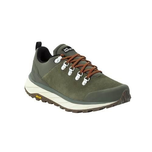 Buty do chodzenia męskie Jack Wolfskin Terraventure Urban Low. Zielone buty trekkingowe męskie Jack Wolfskin, z materiału, bez zapięcia, trekkingowe. Za 726.00 zł.