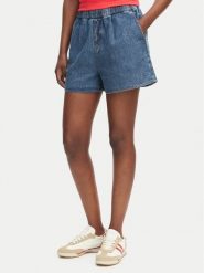 Tommy Jeans Szorty jeansowe DW0DW22270 Niebieski Loose Fit. Niebieskie szorty damskie Tommy Jeans, bez wzorów, z bawełny. Za 329.99 zł.