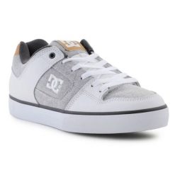 Buty DC Shoes Pure M 300660-XSWS białe. Białe buty sportowe na co dzień męskie z materiału, bez zapięcia, trekkingowe. Za 490.22 zł.