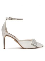 Steve Madden Szpilki Last Dance 11005297 Biały. Białe szpilki Steve Madden, bez wzorów, z materiału, bez obcasa. Za 599.99 zł.