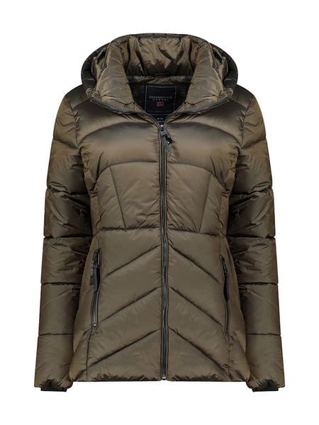 Geographical Norway Kurtka zimowa "Blanche" w kolorze khaki rozmiar: XL. Brązowe kurtki damskie Geographical Norway, na zimę, xl, bez wzorów, z puchu, bez kaptura. Za 195.77 zł.