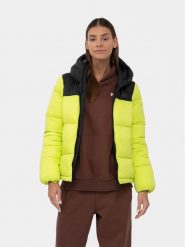 4F Kurtka zimowa 4FAW23TDJAF230 Zielony Regular Fit. Zielone kurtki damskie 4f, na zimę, xs, bez wzorów, z syntetyku, bez kaptura. Za 499.99 zł.