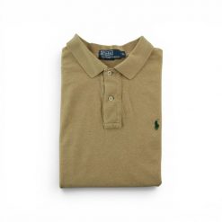 Second life - Polo Ralph Lauren koszulka męska z krótkim rękawem - Stan dobry. Brązowe koszulki polo męskie Ralph Lauren, l, bez wzorów, bez ramiączek. Za 106.46 zł.