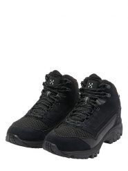 Haglöfs Skórzane buty turystyczne "Skuta" w kolorze czarnym rozmiar: 38. Czarne obuwie trekkingowe damskie Haglöfs. Za 441.06 zł.