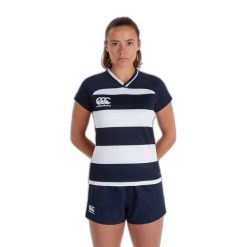 Damska koszulka w paski Canterbury Vapodri Evader. Białe t-shirty damskie CANTERBURY, xl, bez wzorów, z materiału, bez kołnierzyka. Za 314.50 zł.