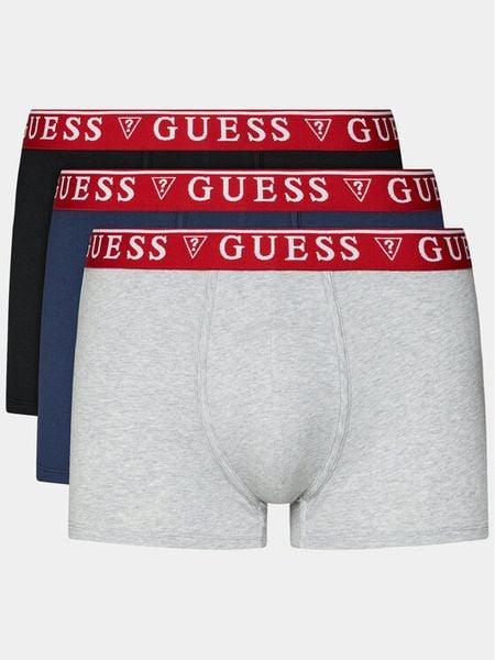 Guess Komplet bokserek U97G01 KCD31 Kolorowy. Bokserki męskie Guess, z aplikacjami, z bawełny. Za 129.99 zł.