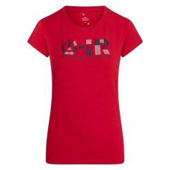 Koszulka damska Imperial Riding Preppy Star. Czerwone t-shirty damskie IMPERIAL RIDING, bez wzorów, bez kołnierzyka. W wyprzedaży za 95.00 zł.