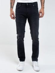 BIG STAR Dżinsy "Nader" - Skinny fit - w kolorze czarnym rozmiar: W32/L30. Czarne jeansy męskie Big Star. Za 144.92 zł.