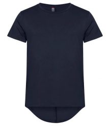 Clique T-shirt męski Brooklyn dłuższy krój z bawełny. Niebieskie t-shirty męskie CLIQUE, m, bez wzorów, z bawełny, bez kołnierzyka. Za 108.05 zł.