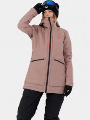 Kurtka Narciarska Damska Fundango Pemberton Eco Allmountain. Fioletowe kurtki narciarskie i snowboardowe damskie Fundango, m, bez wzorów, z materiału, bez kaptura, narciarskie. Za 599.00 zł.