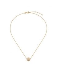 Tory Burch Naszyjnik Kira Flower 158996 Złoty. Żółte naszyjniki damskie Tory Burch, metalowe. Za 764.99 zł.