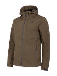 4F Kurtka softshellowa w kolorze jasnobrązowym rozmiar: S. Brązowe kurtki outdoor męskie 4f, m, bez wzorów, bez kaptura. Za 307.45 zł.