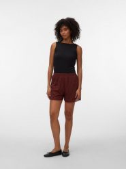 Vero Moda Szorty w kolorze brązowym rozmiar: XL. Brązowe szorty damskie Vero Moda, bez wzorów. Za 48.16 zł.