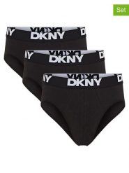 DKNY Slipy (3 pary) w kolorze czarnym rozmiar: XL. Czarne slipki męskie DKNY, bez wzorów. Za 74.63 zł.