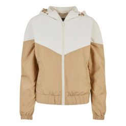 Damska kurtka wodoodporna Urban Classics Arrow. Białe kurtki damskie Urban Classics, bez wzorów, bez kaptura. Za 186.00 zł.