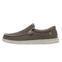 Buty Hey Dude Mika Braided. Fioletowe buty wizytowe męskie PRO BRANDS, z materiału, bez zapięcia. Za 297.70 zł.