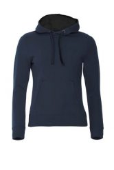 Clique Classic Hoody Women – damska bluza z kapturem, dark navy. Niebieskie bluzy z kapturem damskie CLIQUE, s, z bawełny. Za 212.59 zł.