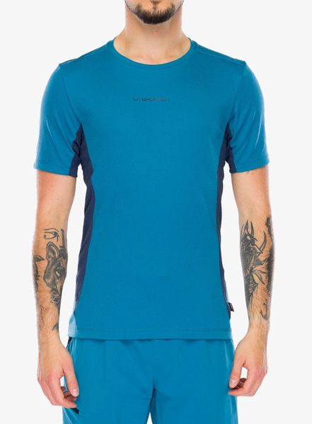 Koszulka szybkoschnąca męska La Sportiva Traverse T-Shirt. Niebieskie t-shirty męskie La Sportiva, m, bez wzorów, z materiału, bez kołnierzyka. Za 269.49 zł.