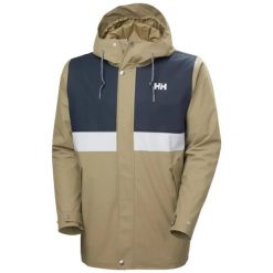Kurtka wodoodporna Helly Hansen Moss. Żółte kurtki męskie Helly Hansen, l, bez wzorów, z materiału, eleganckie, bez kaptura. Za 736.00 zł.