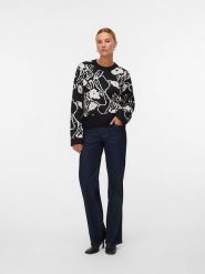 Vero Moda Sweter w kolorze czarnym rozmiar: XS. Czarne swetry klasyczne damskie Vero Moda, xs, bez kołnierzyka. Za 82.83 zł.