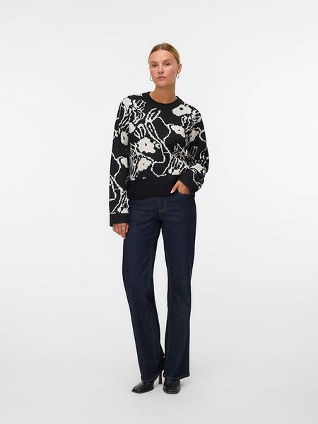 Vero Moda Sweter w kolorze czarnym rozmiar: XS. Czarne swetry klasyczne damskie Vero Moda, xs, bez kołnierzyka. Za 82.83 zł.