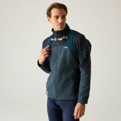 Męska bluza polarowa Highton z zamkiem błyskawicznym. Niebieskie bluzy z kapturem męskie Regatta, m, z materiału. Za 222.40 zł.